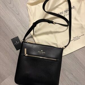 Kate Spade Elegant Black Crossbody Bag